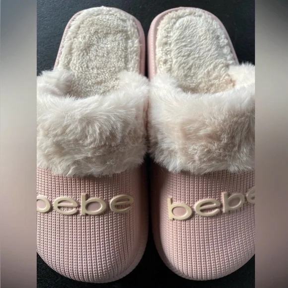 Pink BeBe fuzzy sleepers #slippersgoal - Picture 5 of 5